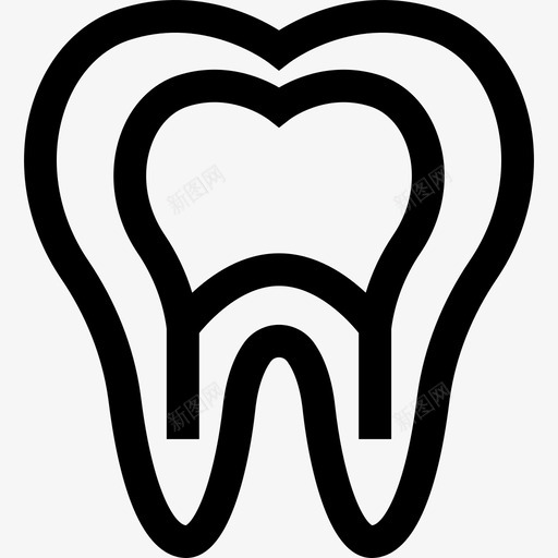 牙齿牙齿护理3线性图标svg_新图网 https://ixintu.com 牙齿 牙齿护理3 线性