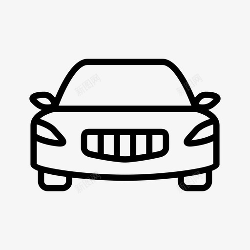 豪华轿车汽车超级汽车图标svg_新图网 https://ixintu.com 交通工具 汽车 豪华轿车 超级汽车