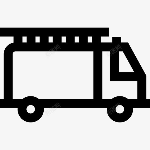 消防车消防队10直线图标svg_新图网 https://ixintu.com 消防车 消防队10 直线