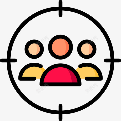 目标搜索引擎优化在线营销5线性颜色图标svg_新图网 https://ixintu.com 搜索引擎优化在线营销5 目标 线性颜色