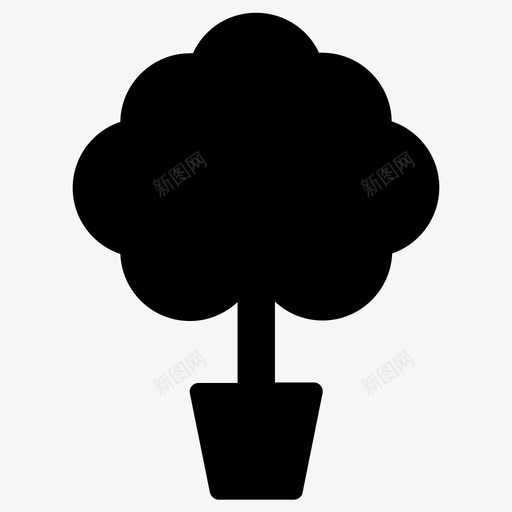 树木绿树自然图标svg_新图网 https://ixintu.com 树叶生态园林天然林 树木 树木自然 植物 绿树 自然