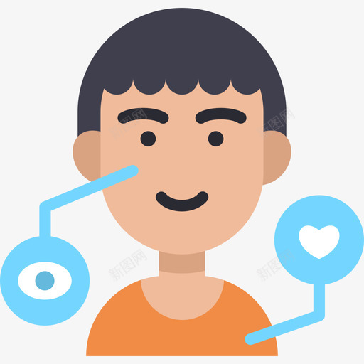 增强现实未来技术6平面图标svg_新图网 https://ixintu.com 增强现实 平面 未来技术6