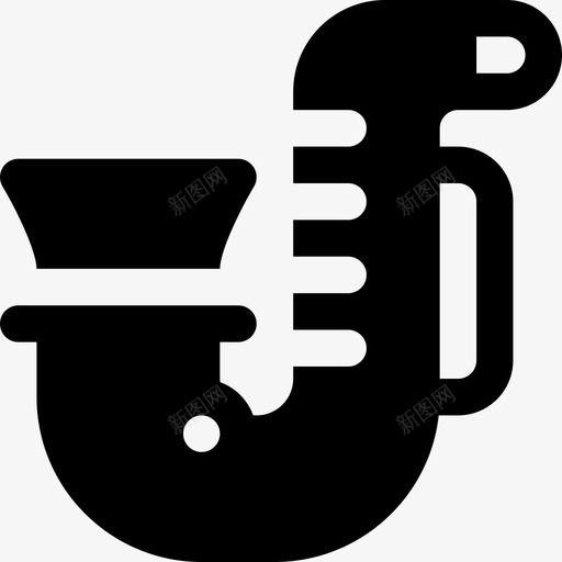 萨克斯管音乐节5充满图标svg_新图网 https://ixintu.com 充满 萨克斯管 音乐节5