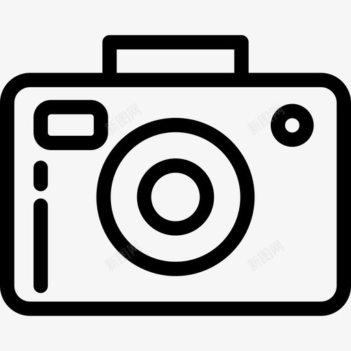 照相摄像机工具14图标svg_新图网 https://ixintu.com 摄像机 照相 线性 设计工具14