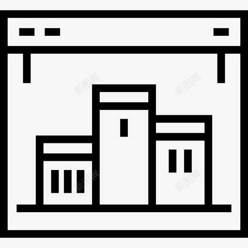 排名业务和战略2线性图标svg_新图网 https://ixintu.com 业务和战略2 排名 线性