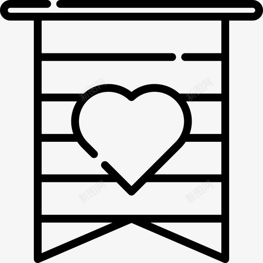 旗帜世界骄傲日3直线图标svg_新图网 https://ixintu.com 世界骄傲日3 旗帜 直线