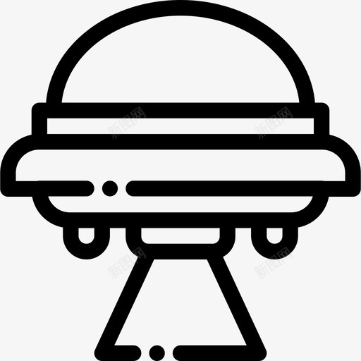 彗星宇宙21直线图标svg_新图网 https://ixintu.com 宇宙21 彗星 直线