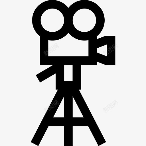 摄像机视频工作室2线性图标svg_新图网 https://ixintu.com 摄像机 线性 视频工作室2