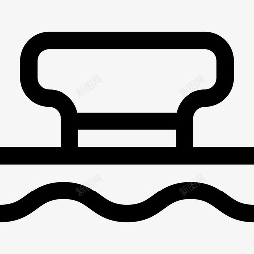 系船柱航行6直线图标svg_新图网 https://ixintu.com 直线 系船柱 航行6