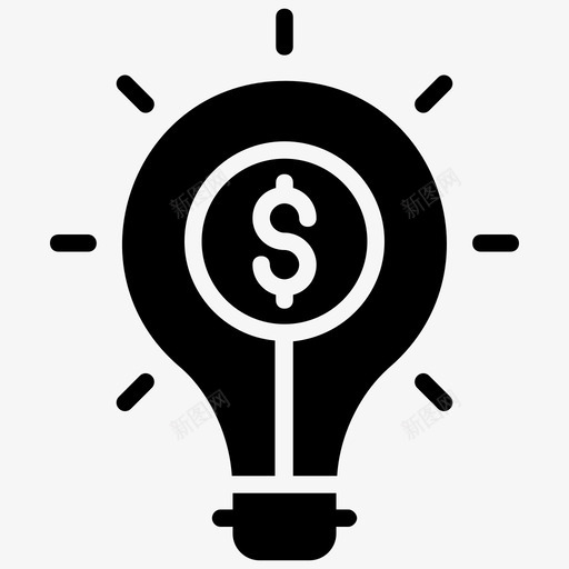 商业理念创意商业金融理念图标svg_新图网 https://ixintu.com 创意商业 创新商业 商业智能字形图标 商业理念 新商业 金融理念