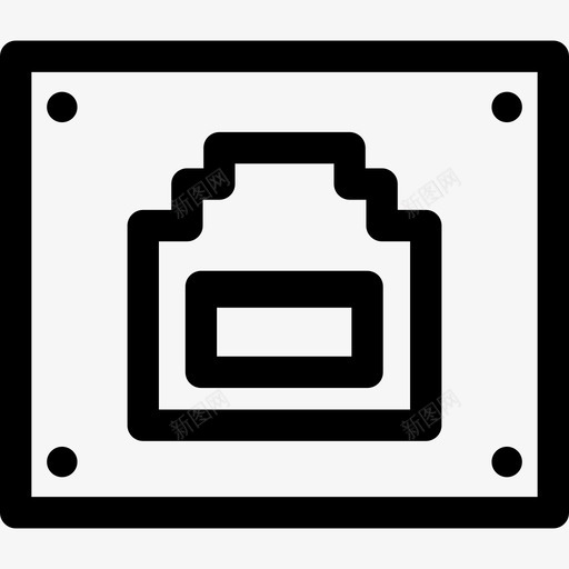 以太网物联网5线性图标svg_新图网 https://ixintu.com 以太网 物联网5 线性