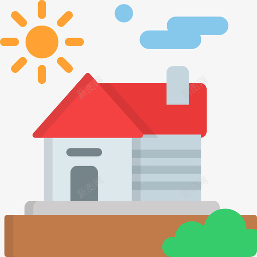 住宅景观公寓图标svg_新图网 https://ixintu.com 住宅 公寓 景观