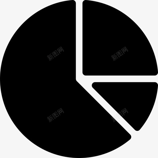 饼图图表信息图2填充图标svg_新图网 https://ixintu.com 图表信息图2 填充 饼图