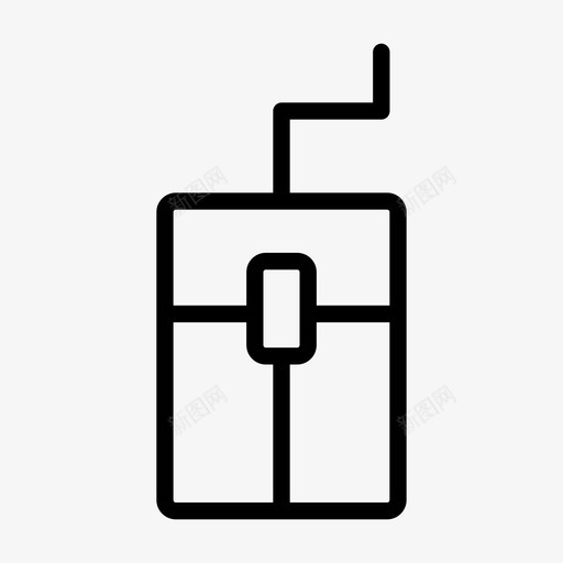 鼠标硬件机器图标svg_新图网 https://ixintu.com 技术 机器 硬件 计算机硬件 鼠标