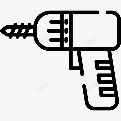 钻孔结构14线性图标svg_新图网 https://ixintu.com 线性 结构14 钻孔