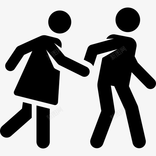 情侣情人节图案填充图标svg_新图网 https://ixintu.com 填充 情人节图案 情侣