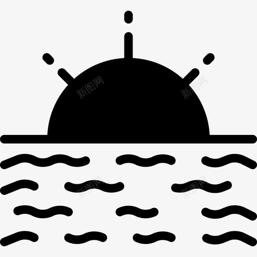 海洋风景29填充图标svg_新图网 https://ixintu.com 填充 海洋 风景29