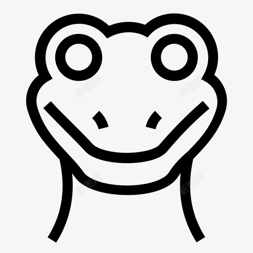 壁虎壁虎脸蜥蜴图标svg_新图网 https://ixintu.com 壁虎 壁虎图标 壁虎脸 蜥蜴 蜥蜴脸