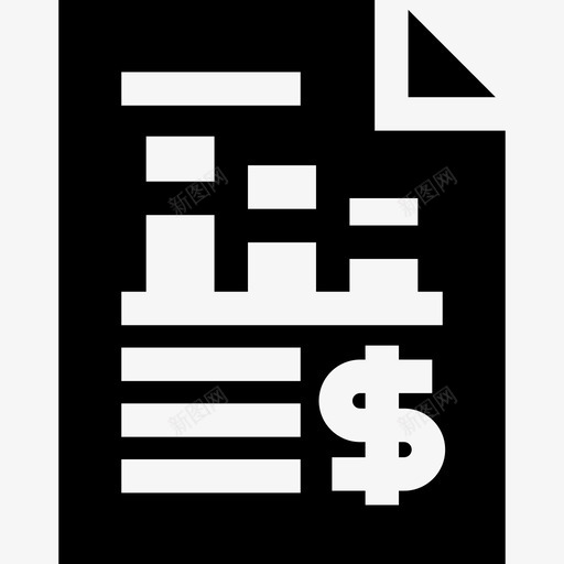 发票电子商务23已填图标svg_新图网 https://ixintu.com 发票 已填 电子商务23