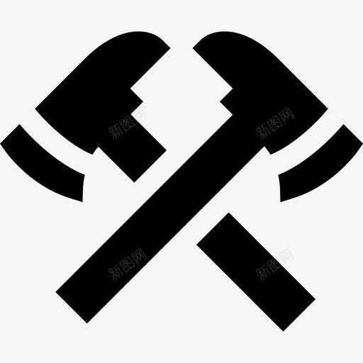 Axes消防局11已填充图标svg_新图网 https://ixintu.com Axes 已填充 消防局11