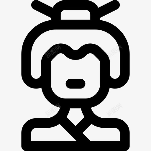 艺妓日本7直系图标svg_新图网 https://ixintu.com 日本7 直系 艺妓