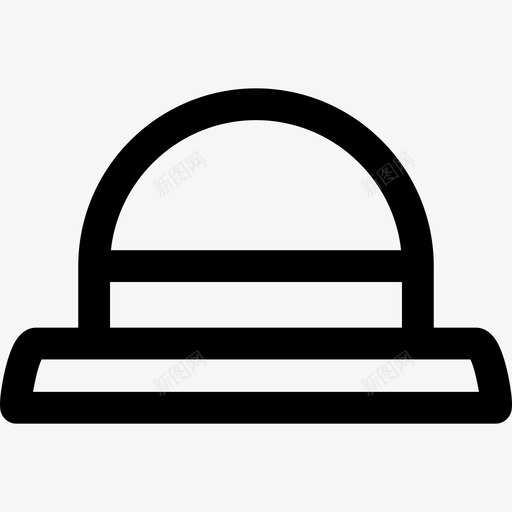 帽子冒险旅行3直线型图标svg_新图网 https://ixintu.com 冒险旅行3 帽子 直线型