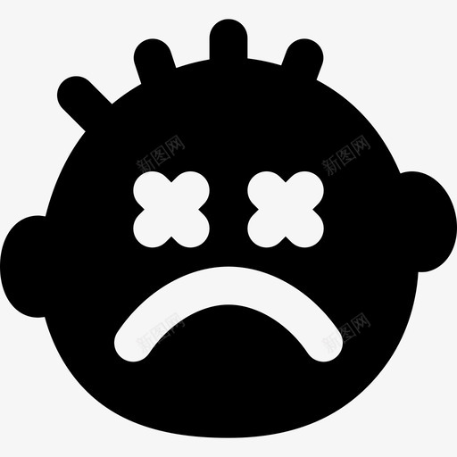 惊呆了表情符号集合3纯色图标svg_新图网 https://ixintu.com 惊呆了 纯色 表情符号集合3