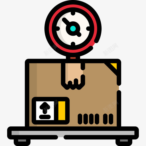 包装全球物流2线性颜色图标svg_新图网 https://ixintu.com 全球物流2 包装 线性颜色