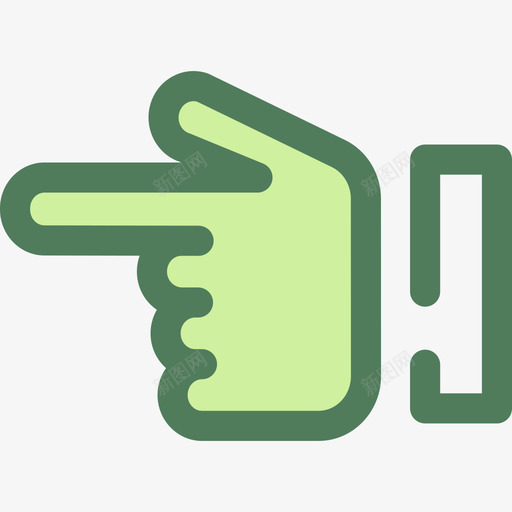 指向左边web8verde图标svg_新图网 https://ixintu.com verde web8 指向左边
