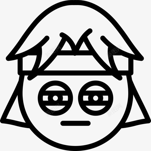 累了表情3直率图标svg_新图网 https://ixintu.com 直率 累了 表情3