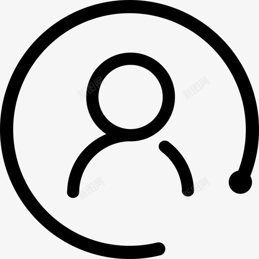 我的_未选中svg_新图网 https://ixintu.com 我的_未选中