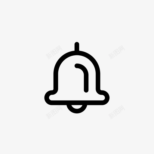 铃声新闻通知图标svg_新图网 https://ixintu.com 基本图标 新闻 通知 铃声