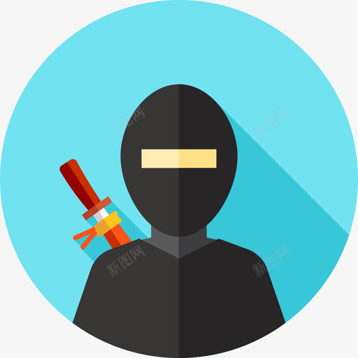 忍者日本3平装图标svg_新图网 https://ixintu.com 平装 忍者 日本3