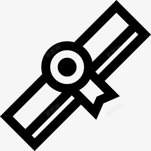 文凭知识5线性图标svg_新图网 https://ixintu.com 文凭 知识5 线性