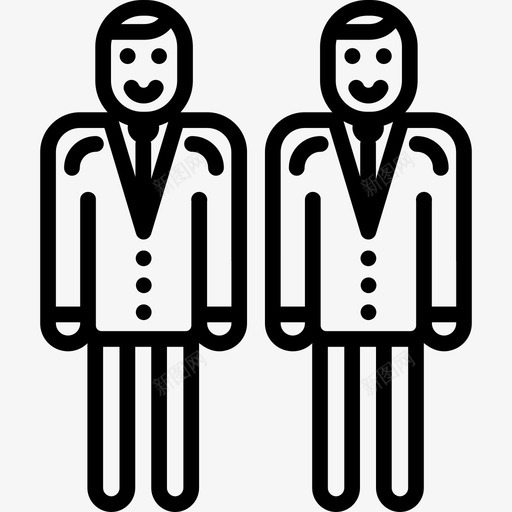 一对26号婚礼直系图标svg_新图网 https://ixintu.com 26号婚礼 一对 直系
