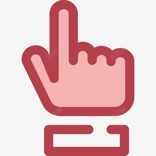 指针web9红色图标svg_新图网 https://ixintu.com web9 指针 红色