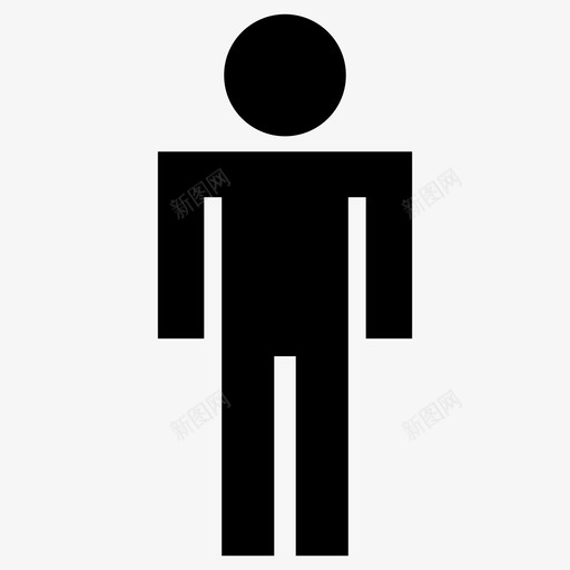 男人成年人人图标svg_新图网 https://ixintu.com 人 成年人 男人