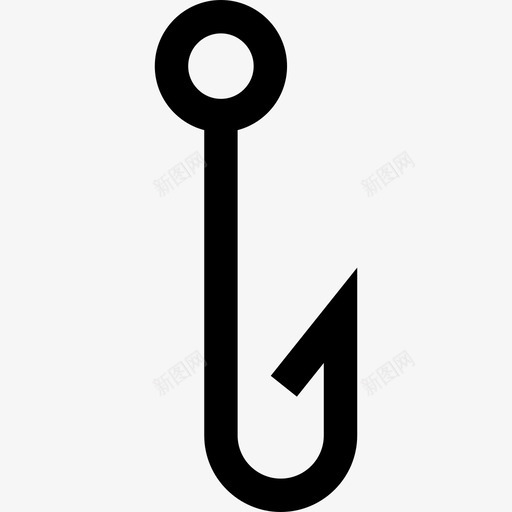 钩航行2直线图标svg_新图网 https://ixintu.com 直线 航行2 钩