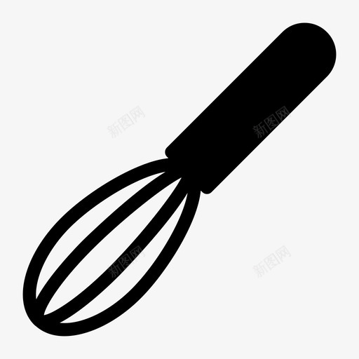 搅打器搅拌器烹饪图标svg_新图网 https://ixintu.com 厨房 厨房用具线图标 器具 搅打器 搅拌器 烹饪
