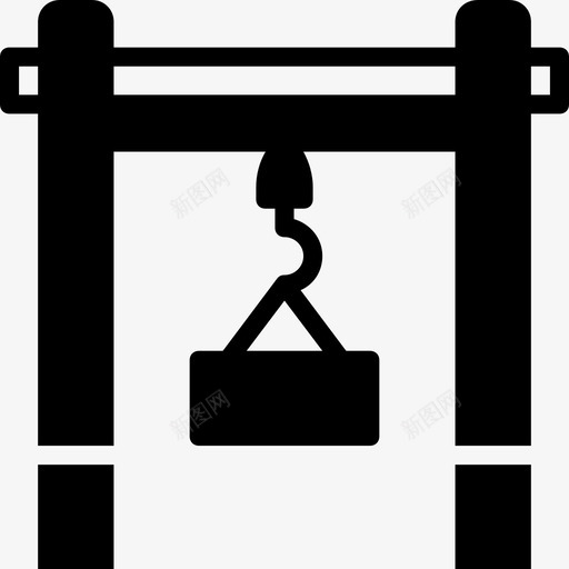 起重机工业7填料图标svg_新图网 https://ixintu.com 填料 工业7 起重机