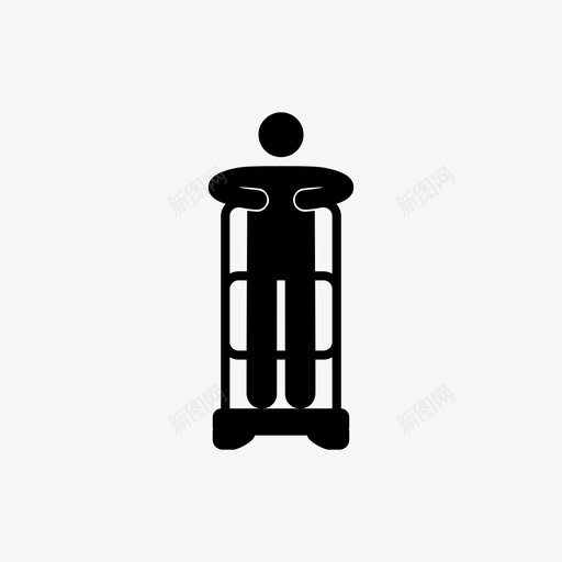 站立残疾人移动设备图标svg_新图网 https://ixintu.com 向上 残疾人 残疾人移动设备 理疗 移动设备 站立