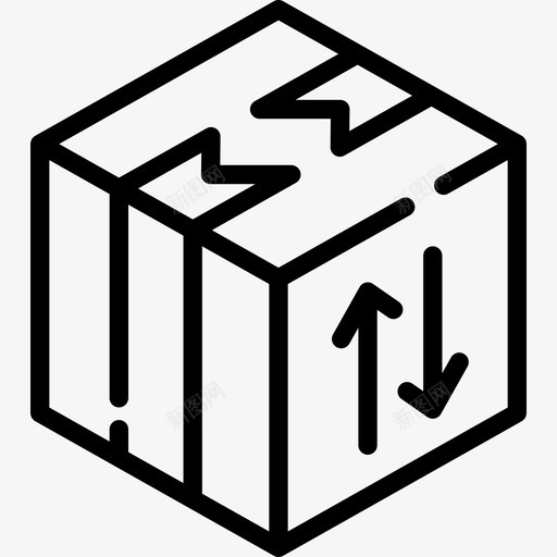 包装装运交付5直线图标svg_新图网 https://ixintu.com 包装 直线 装运交付5