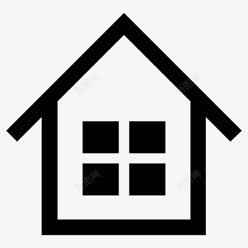 住宅住宿主页图标svg_新图网 https://ixintu.com 主页 住宅 住宿