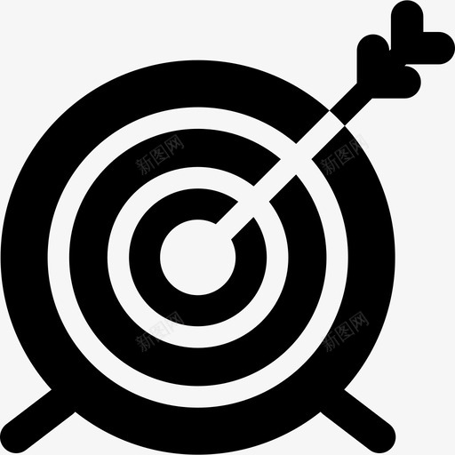 飞镖板马戏团20填充图标svg_新图网 https://ixintu.com 填充 飞镖板 马戏团20