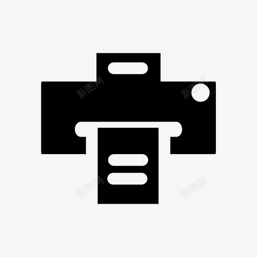 打印机墨水纸张图标svg_新图网 https://ixintu.com 印刷 墨水 打印机 技术 纸张