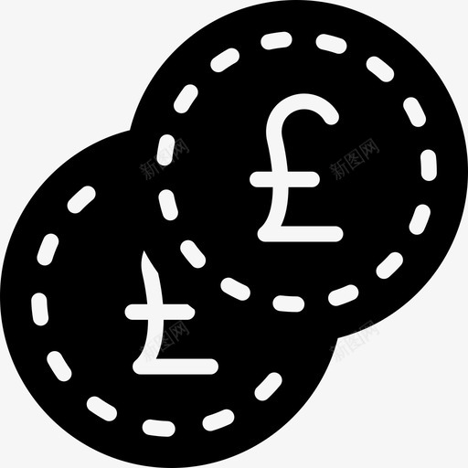 英镑商务57填充图标svg_新图网 https://ixintu.com 商务57 填充 英镑