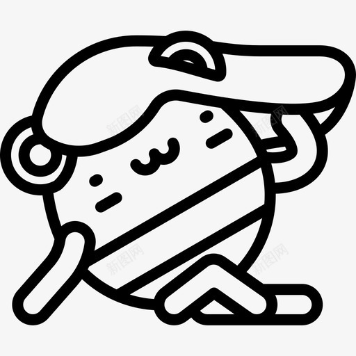 模型表情符号16线性图标svg_新图网 https://ixintu.com 模型 线性 表情符号16