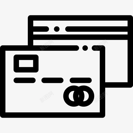 信用卡商业51直系图标svg_新图网 https://ixintu.com 信用卡 商业51 直系