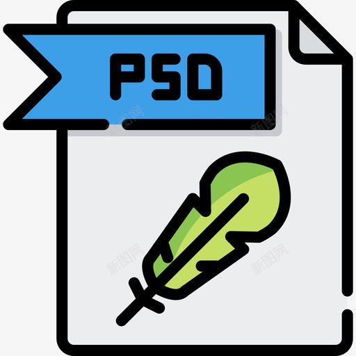 Psd文件文件夹5线性颜色图标svg_新图网 https://ixintu.com Psd 文件文件夹5 线性颜色