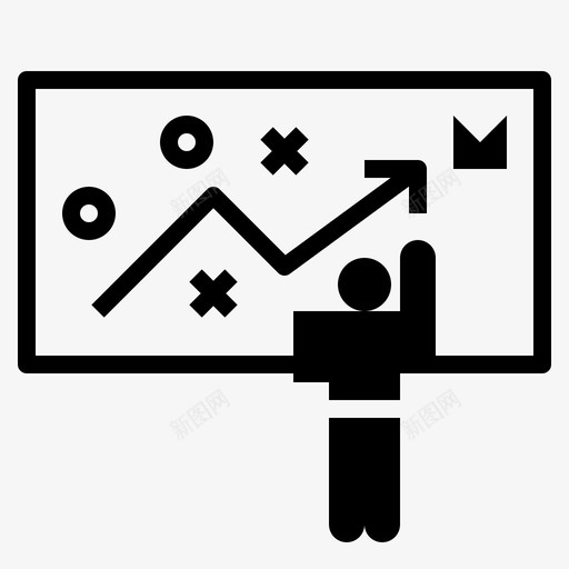 战略计划运动图标svg_新图网 https://ixintu.com 战术 战略 营销符号 计划 运动